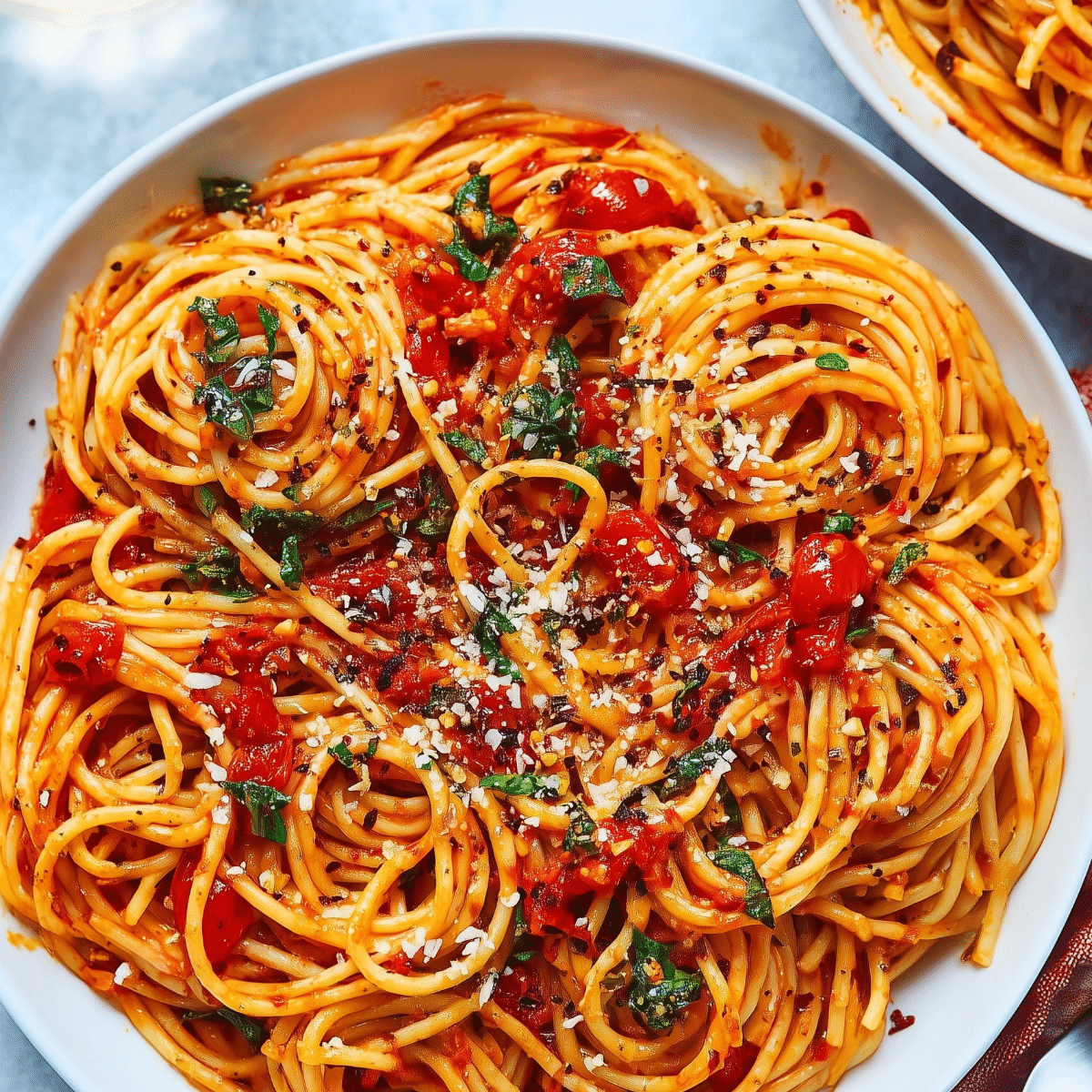 Spaghetti Fast Spicy Spaghetti – Quick & Easy Pasta Recipe - The Sisters Cooking