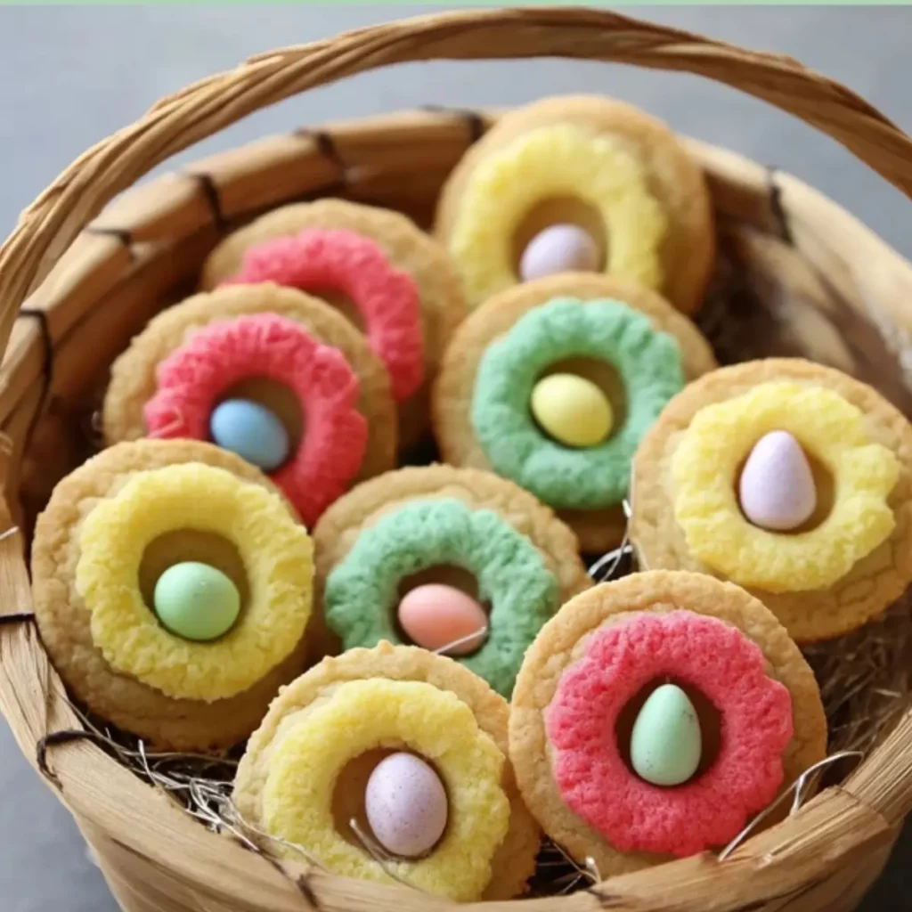 Easter Basket Cookie Cups