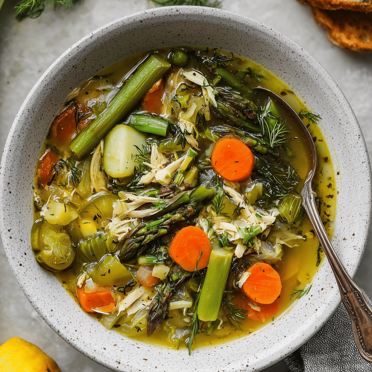 One Pot Spring Vegetable Soup – Fresh & Easy Recipe - The Sisters Cooking