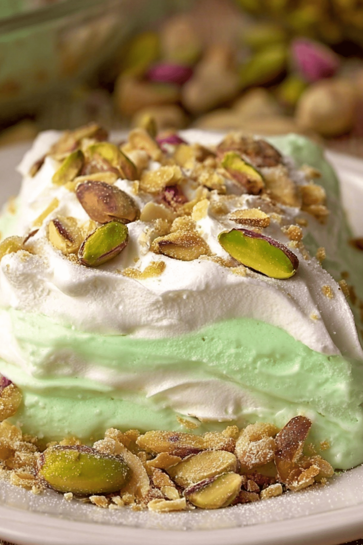 Lushi Ripi Pistachio Lush Recipe – Creamy Easy Dessert - The Sisters Cooking