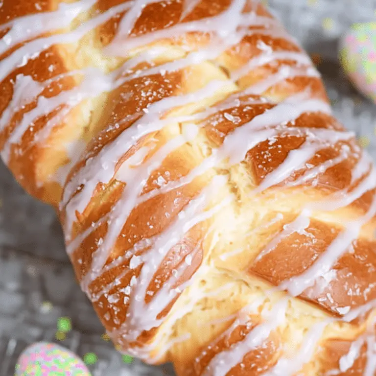 Sweet Glazed Easter Bread – Easy & Festive Recipe
