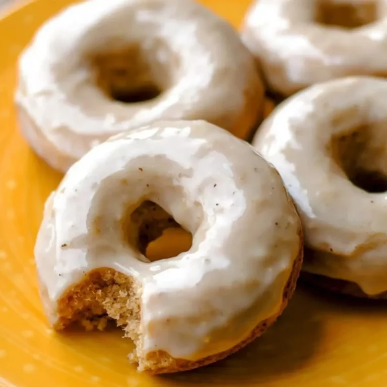 Baked Maple Glazed Donuts
